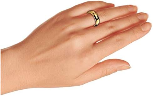 Bling Jewelry Plain Simple Dome Black Couples Titanium Wedding Band Ring For Men For Women Comfort Fit 4MM