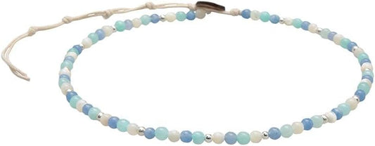 Lotus and Luna 7 Chakra Necklace for Women - Healing Crystal Necklace with Genuine Stones (Master Healer) to Bring Balance and Healing to Mind and Body - Handmade Jewelry Gift