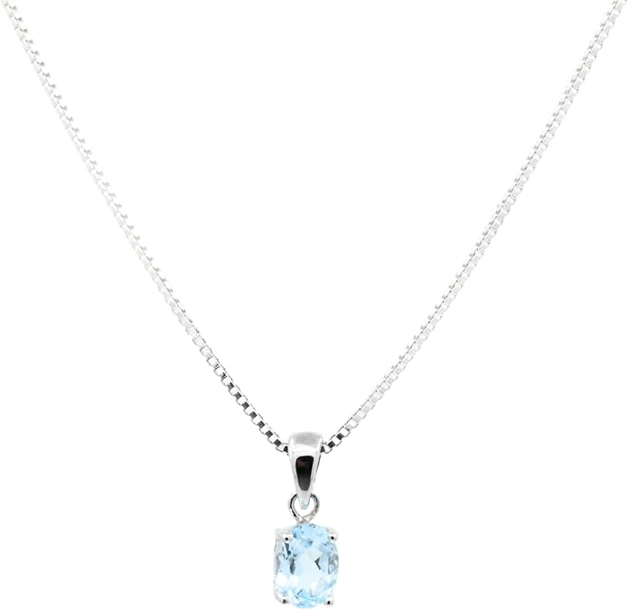 Birthstone Necklaces for Women Fine Jewelry Sterling Silver Dainty Infinity Pendant Anniversary Birthday Gifts for Her Wife Mom Lady Daughter, Chain 18"