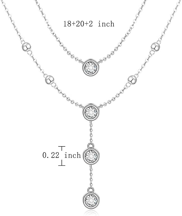 Layered Necklaces for Women S925 Sterling Silver 14k Gold Plated Cross Jesus Tulip Birth Month Flower Necklace Pendant Jewelry Mothers Day Birthday Gifts