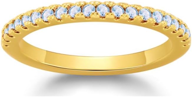 Birthstone Rings For Women, Silver Stackable Cubic Zirconia Stainless Steel Birth Stone Ring To My Daughter/Mom Birthday Unique Gifts Jewelry
