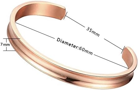 Zuo Bao Stainless Steel Bracelet Grooved Cuff Bangle for Women