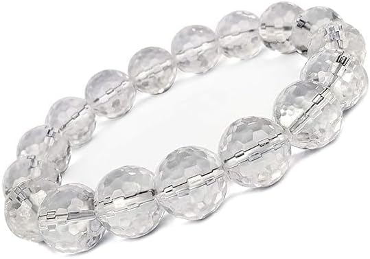 Arihant Gems And Jewels Reiki/Yoga Healing Crystal Stretchable Bracelet,100% Natural And Certified, Astrological Gemstone, Unisex Both For Men & Women - (8 Mm)