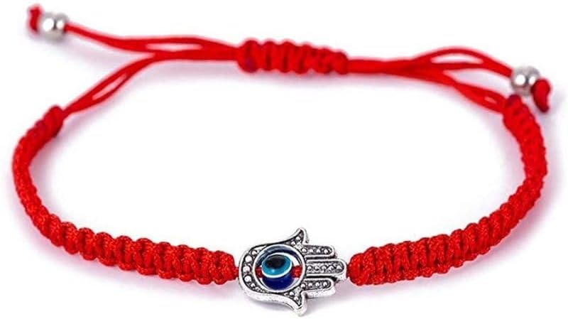 Buddha & Karma Red String Hamsa Hand Bracelet Offers Evil Eye Protection for Spiritual Balance - Wear Hand of Hamsa Bracelet to Attract Luck & Repel Negativity - Adjustable Bracelets for Daily Comfort
