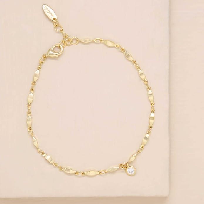 Ettika Anklets for Women. Anklet, 18k Gold or Rhodium Plated. Ankle Bracelets for Women, Jewelry