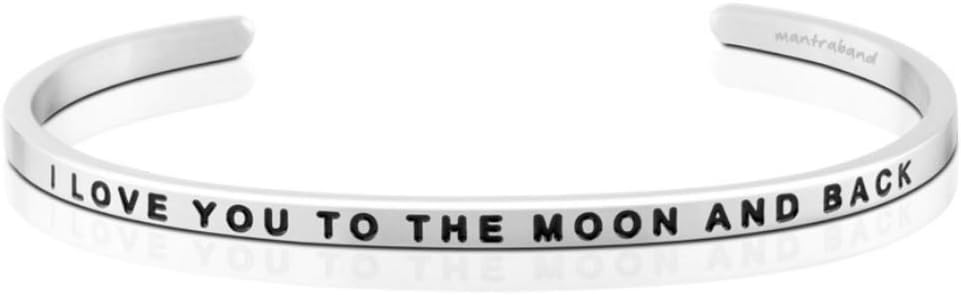 MantraBand - Mantra Band Bracelet - Silver color - Inspirational Engraved Adjustable Cuff - Gifts for Women, Sisters, Friends, Family