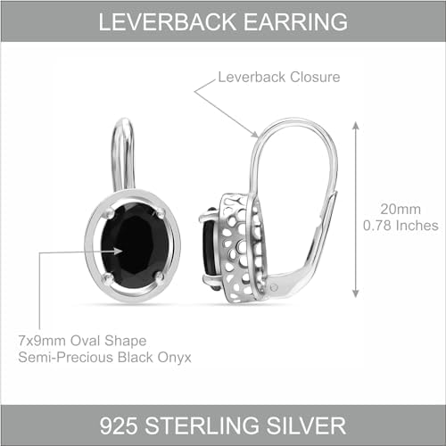 LeCalla 925 Sterling Silver Leverback Drop Earrings Lightweight Bohemia Teardrop Drop Dangle Earring for Women