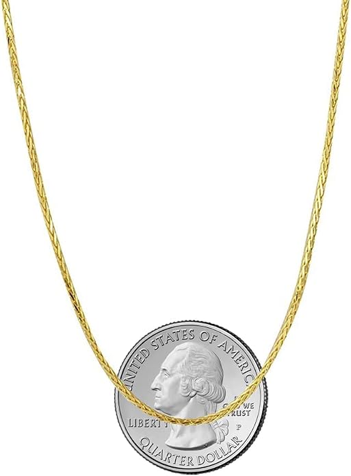 Savlano 925 Sterling Silver Solid 1.0MM Franco Square Box Adjustable Bolo 14-24 Inch Chain Necklace For Women - Made in Italy Comes With a Gift Box