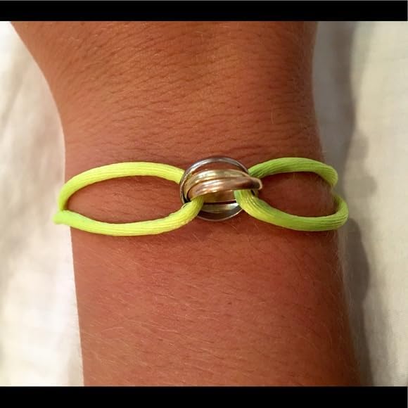 Joy-D 3 Rings Bracelet - String Bracelet with 3 Colors Rings, Adjustable Cord, High Quality Women&Men Bracelet, Gold Jewelry, Perfect Gift for Her&Him