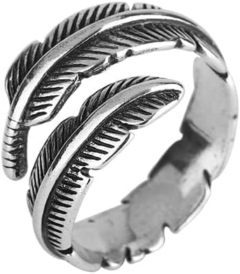 925 Sterling Silver Ring Minimalist Adjustable Rings Band Handmade Rings for Women Girls
