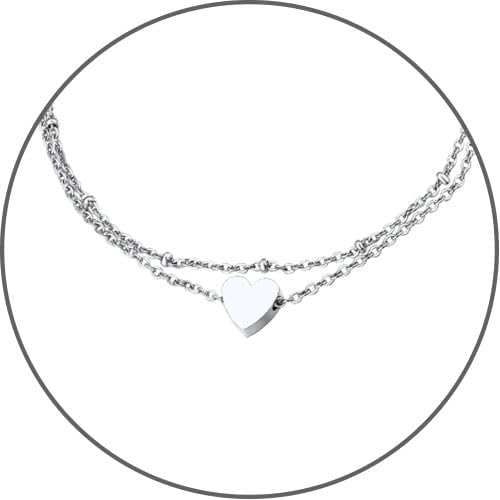 ChainsPro Anklets for Women Waterproof, Adjustable Stainless Steel/ Sterling Silver/14K Gold Plated Ankle Bracelets for Women, Non Tarnish Layered Anklets Beach Jewelry Gifts for Swimming & Daily Wear (Send Gift Box)