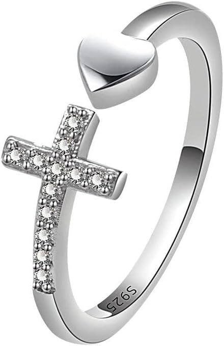 925 Sterling Silver Ring Minimalist Adjustable Rings Band Handmade Rings for Women Girls