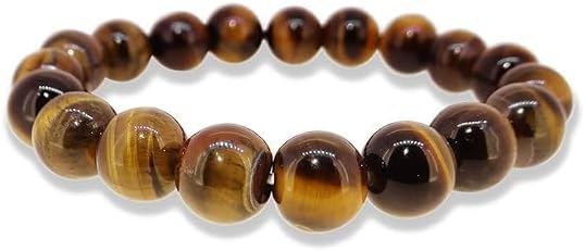 Arihant Gems And Jewels Reiki/Yoga Healing Crystal Stretchable Bracelet,100% Natural And Certified, Astrological Gemstone, Unisex Both For Men & Women - (8 Mm)