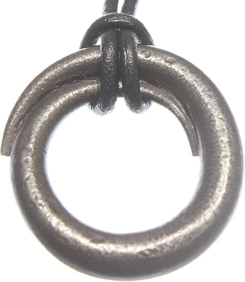ARTIZANSTORE Hand Forged Iron Jewelry – Rustic Handmade Iron Necklace Pendant