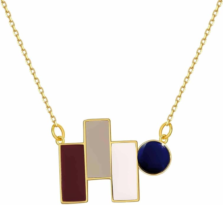 S.Leaf 18K Gold Plated Cubic Zirconia Choker Necklace for Women 925 Sterling Silver Layered Coin Moon Star Heart Circle Crystal Lariat Pendant Necklaces Gifts for Women Trendy