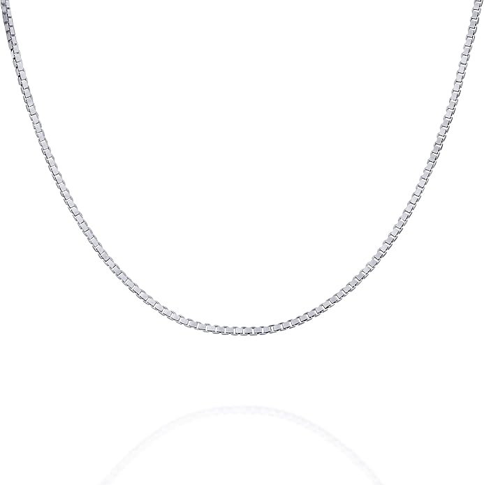 PAVOI 22K Gold Plated Chain Necklace For Women | Italian Solid 925 Sterling Silver Necklace for Men | Cuban Link, Rope, Snake & Rope Diamond-Cut Herringbone | Trendy Unisex Jewelry