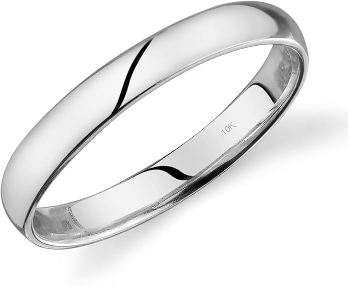 10k Light Comfort Fit Wedding Band