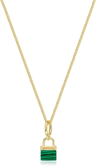 FRUMOS Gold Plated Necklace for Women, Dainty Layered Chain Necklace, Fashion Jewelry for Daily Wear