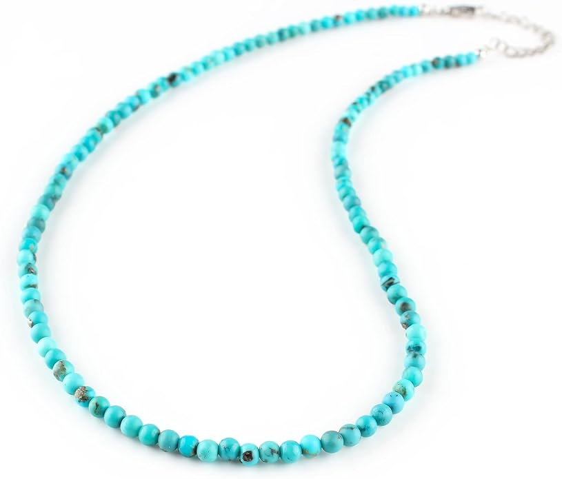 Natural Gemstone Pendant Necklace for Women Handmade Birthstone Healing Crystal Jewelry Chain 20" Stone Birthday Christmas Wedding Gifts for Her