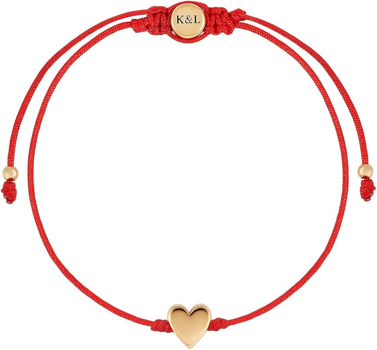 KARMA AND LUCK Red String Bracelet for Women, Evil Eye Protection Bracelet, Adjustable Drawstring 5 to 8’’, Spiritual Lucky Bracelet for Protection, Handmade