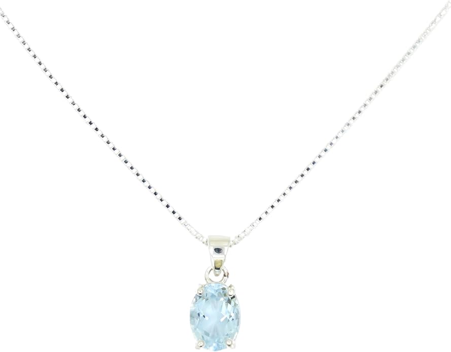 Birthstone Necklaces for Women Fine Jewelry Sterling Silver Dainty Infinity Pendant Anniversary Birthday Gifts for Her Wife Mom Lady Daughter, Chain 18"