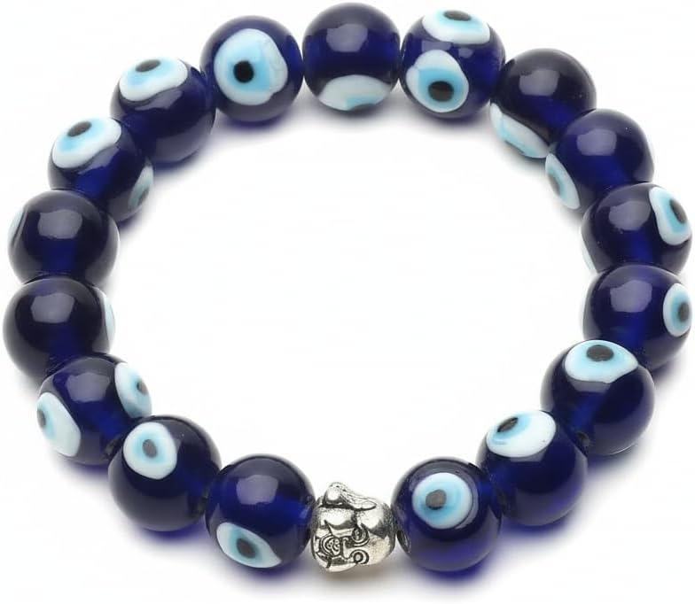 Arihant Gems And Jewels Reiki/Yoga Healing Crystal Stretchable Bracelet,100% Natural And Certified, Astrological Gemstone, Unisex Both For Men & Women - (8 Mm)
