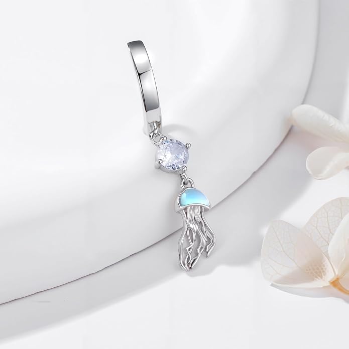 Butterfly Cross Shark Belly Button Ring 925 Sterling Silver Clicker Belly Rings Dangle Navel Ring Hypoallergenic Navel Piercing Belly Piercing Jewelry Gifts for Women