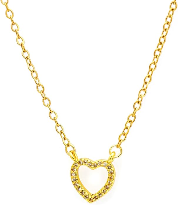 14K Gold Plated Paper Clip Chain Link Necklace Satellite Cross Key Starfish Turquoise Heart Necklace for Women