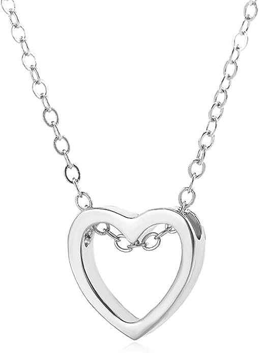 Tiny Gold Heart Choker Necklace Dainty Cute Initial Heart Pendant Layered Heart Necklaces for Women