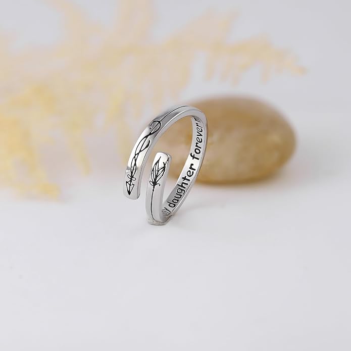 925 Sterling Silver Inspirational Rings for Women Hope Rings Encouragement Jewelry
