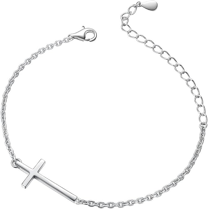 Alphm Anklet for Women S925 Sterling Silver Adjustable Foot Evil Eye Starfish Heart Bead Butterfly Celtic Knot Cross Multilayer Layered Ankle Bracelet Jewelry