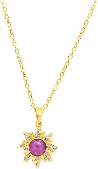 14K Gold Plated Paper Clip Chain Link Necklace Satellite Cross Key Starfish Turquoise Heart Necklace for Women