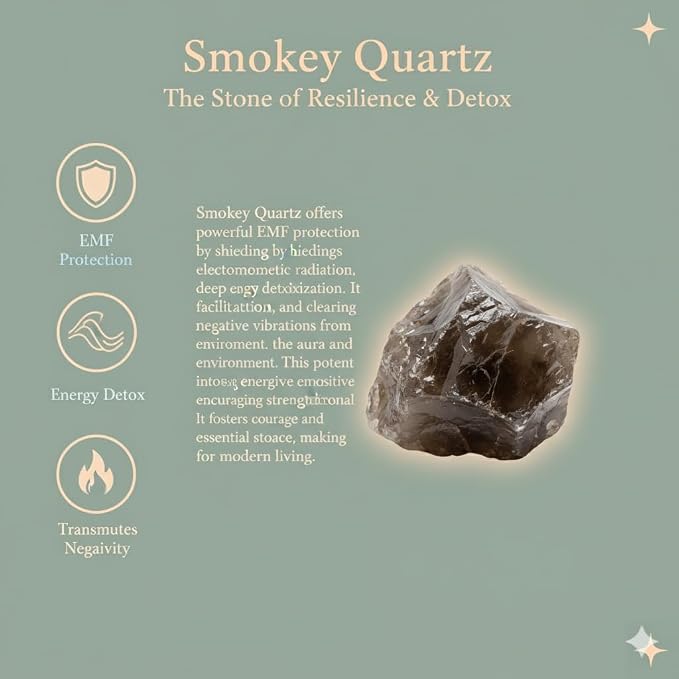 Large 1.25-2.0” Natural Smokey Quartz Raw Crystals Stones for Meditation, Chakra, Reiki, Crystal Grid, Energy Work, Wire Wrapping, Tumbling & Spiritual Home Decor