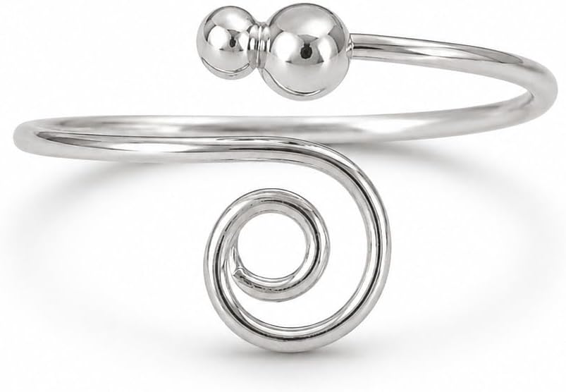 Sterling Silver Toe Ring, Handmade Adjustable Open Band, Minimalist Dainty Summer Beach Foot Jewelry for Women, Can Be Worn as Knuckle or Pinky Ring
