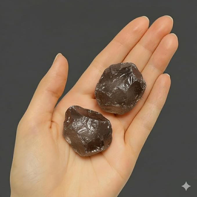 Large 1.25-2.0” Natural Smokey Quartz Raw Crystals Stones for Meditation, Chakra, Reiki, Crystal Grid, Energy Work, Wire Wrapping, Tumbling & Spiritual Home Decor