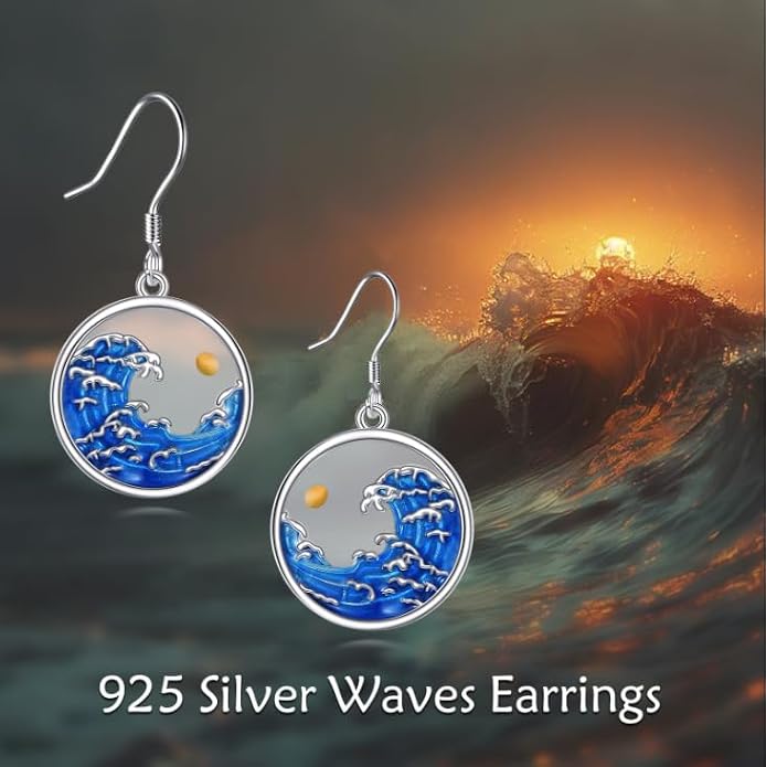 AOBOCO Mustard Seed Earrings for Women Sterling Silver Mountain Cross Earrings Dangle Christian Religion Jewelry Mothers Day Birthday for Mom Wife Friends