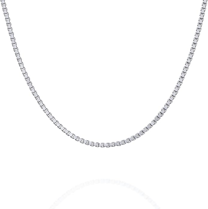 PAVOI 22K Gold Plated Chain Necklace For Women | Italian Solid 925 Sterling Silver Necklace for Men | Cuban Link, Rope, Snake & Rope Diamond-Cut Herringbone | Trendy Unisex Jewelry
