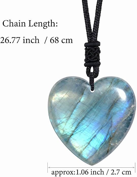Natural Raw Crystal Necklace for Women Irregular Stone Necklaces Spiritual Gemstone Pendant with Adjustable Rope