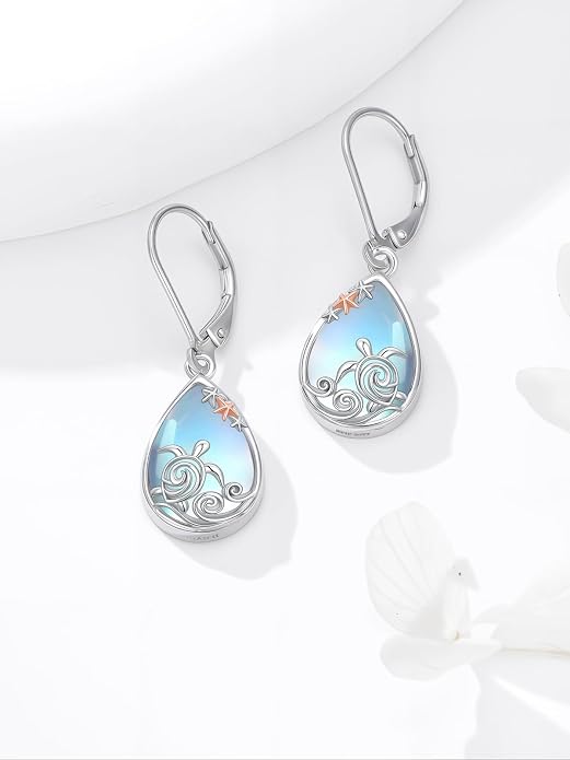 Seiyang Dangle Earrings 925 Sterling Silver Animal/American Flag/Turquoise Dangle Drop Earrings Jewelry Gifts for Women