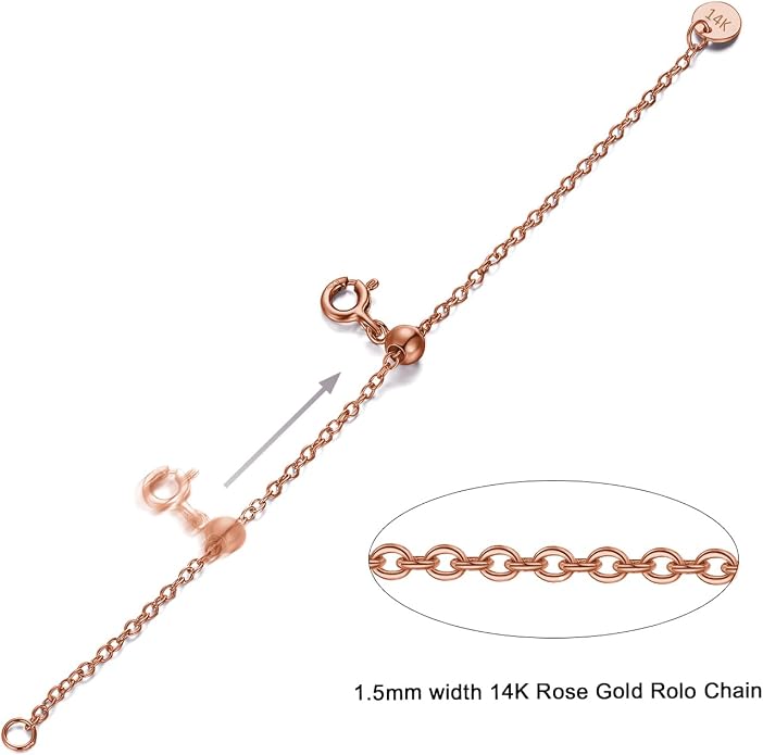 1pc 925 Sterling Silver 1.5mm Necklace Extender Chain 4inch Bracelet Anklet Single Bead Extension Adjustable Length