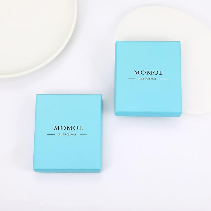 MOMOL 18K Gold Plated Stainless Steel Name Necklace Personalized Custom Name Necklace Customized Nameplate Necklace for women