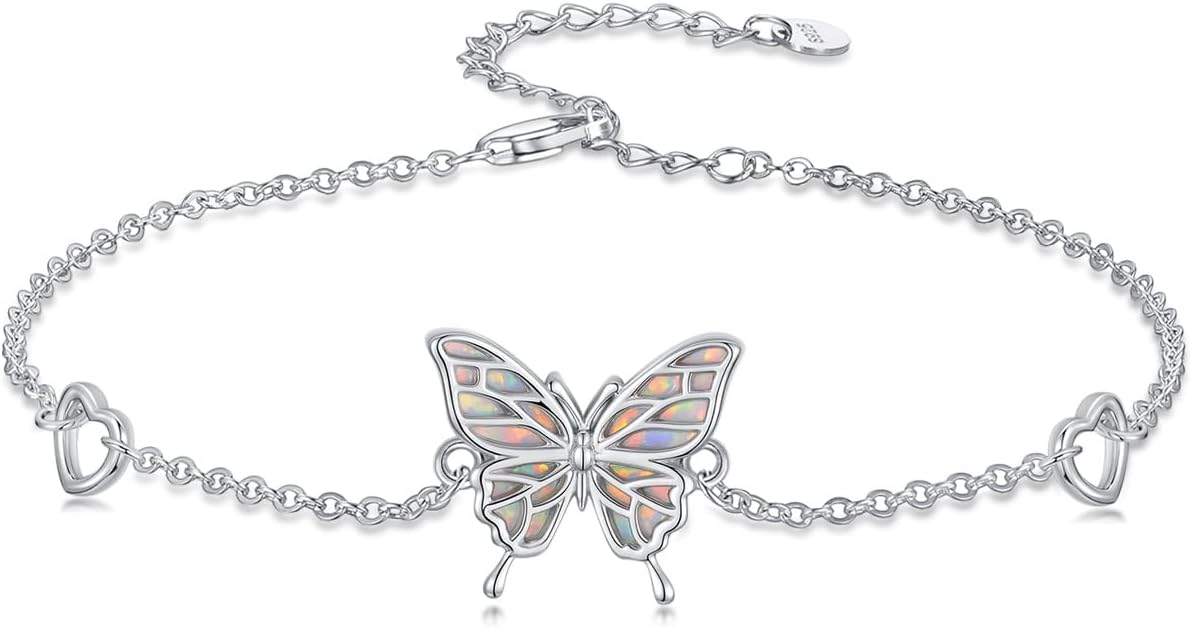 Dorunmo 925 Sterling Silver Anklet Bracelet Mother’s Day Birthday Jewelry Gifts for Women Wife Girlfriend Mom Her