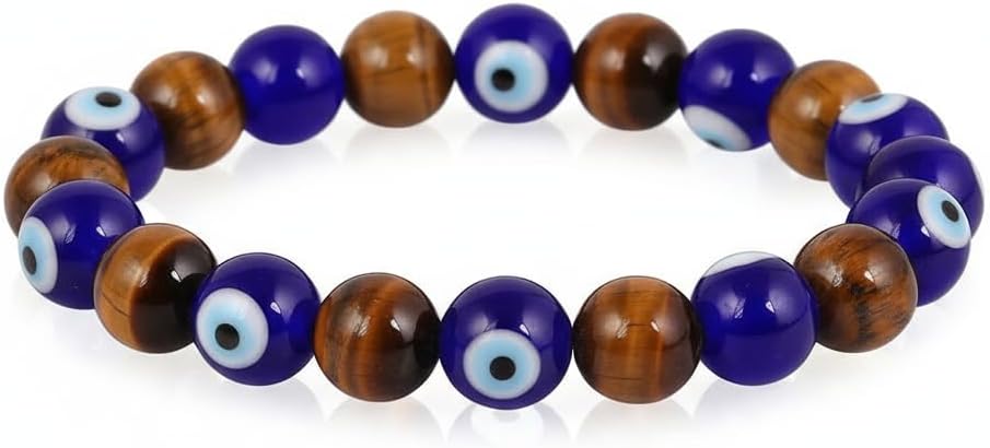 Arihant Gems And Jewels Reiki/Yoga Healing Crystal Stretchable Bracelet,100% Natural And Certified, Astrological Gemstone, Unisex Both For Men & Women - (8 Mm)