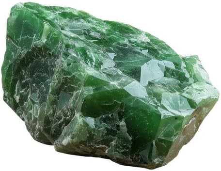 Large 1.25-2.0” Natural Green Jade Raw Crystals Stones for Meditation, Chakra, Reiki, Crystal Grid, Energy Work, Wire Wrapping, Tumbling & Spiritual Home Decor