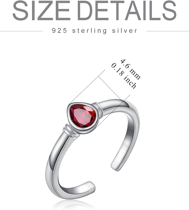 Midari Toe Rings for Women 925 Sterling Silver Hypoallergenic Adjustable Open Band Ring for Women Summer Beach Open Toe Jewelry Foot Jewelry