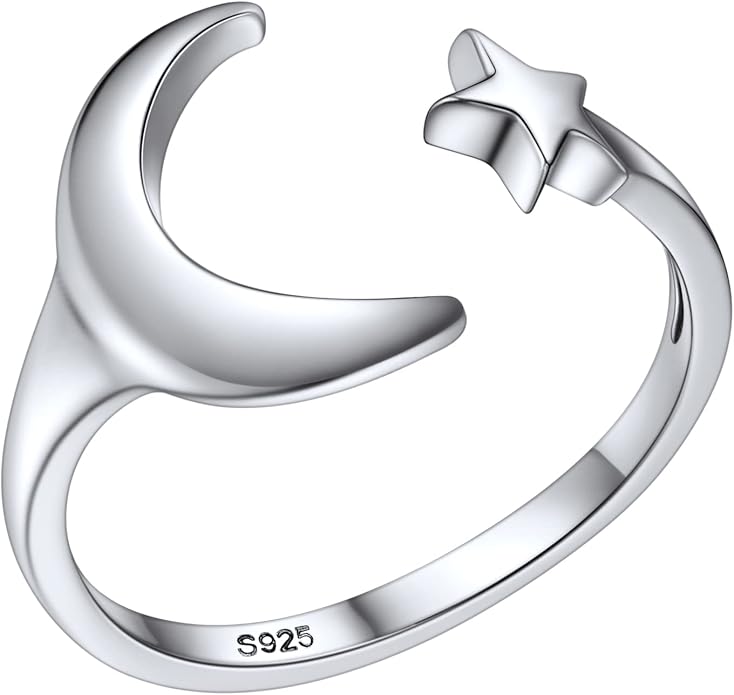 PROSILVER Adjustable Toe Rings for Women, Summer Beach Foot Jewelry, 925 Sterling Silver Open Toe Rings, Dainty Pinky Ring, Thumb Ring, Come with Box