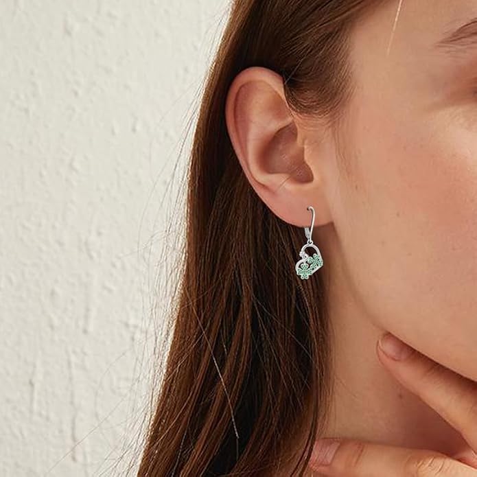 Sterling Silver Abalone Shell Filigree Dangle Drop Earrings Bohemia Jewelry Gift for Women Mother Mom