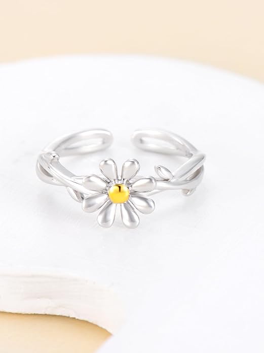 Midari Toe Rings for Women 925 Sterling Silver Hypoallergenic Adjustable Open Band Ring for Women Summer Beach Open Toe Jewelry Foot Jewelry