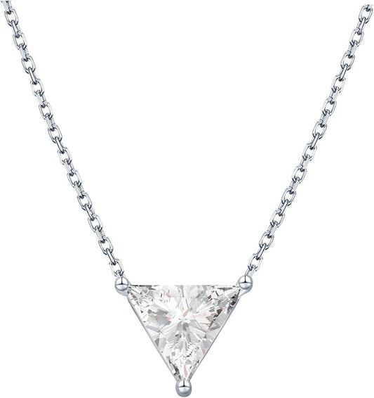 S.Leaf 18K Gold Plated Cubic Zirconia Choker Necklace for Women 925 Sterling Silver Layered Coin Moon Star Heart Circle Crystal Lariat Pendant Necklaces Gifts for Women Trendy