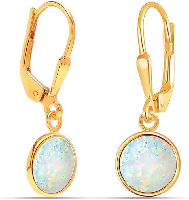 LeCalla 925 Sterling Silver Leverback Drop Earrings Lightweight Bohemia Teardrop Drop Dangle Earring for Women